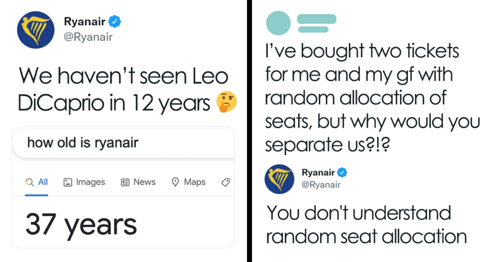 Ryanair is Funniest on Social Media